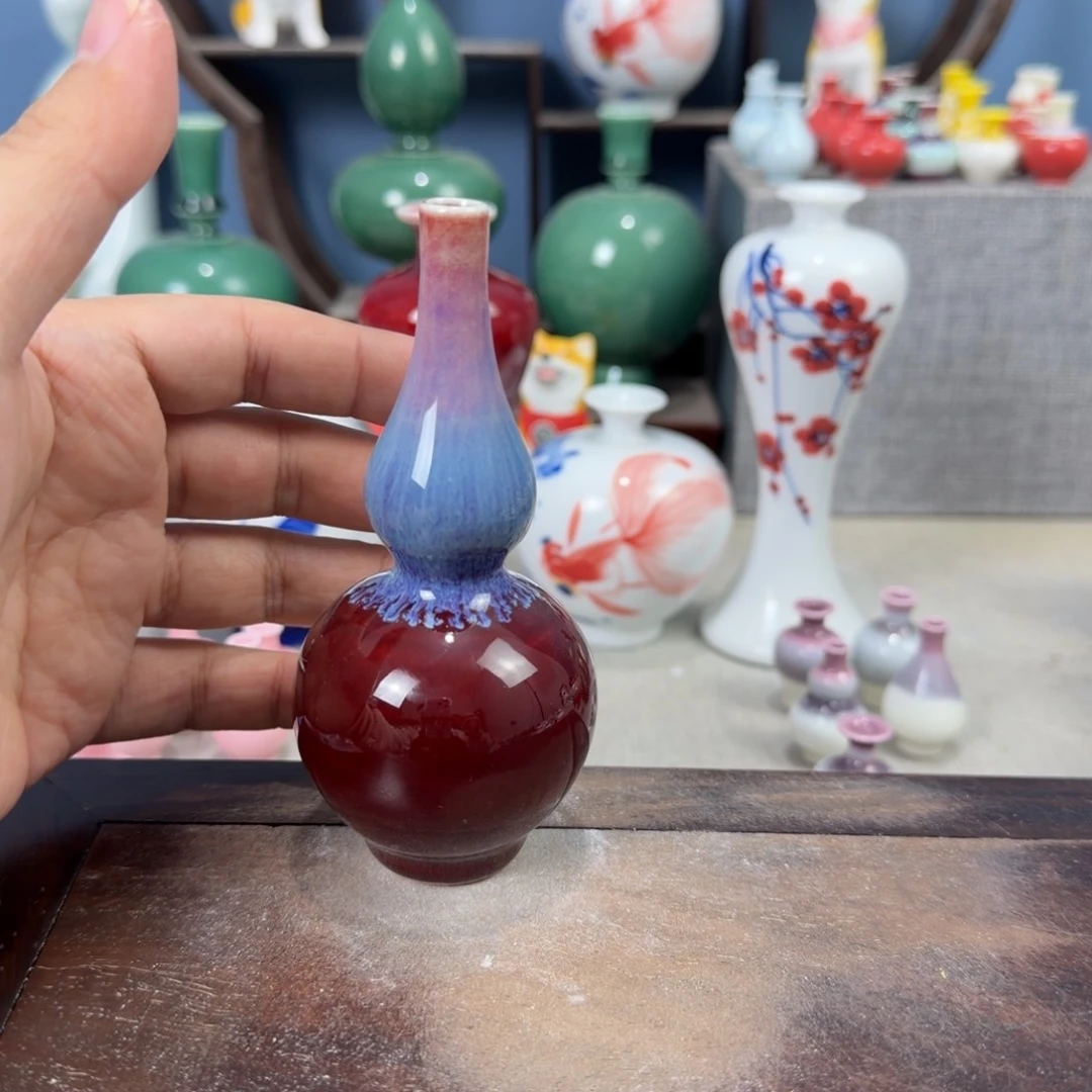 陶瓷手工小花器摆件