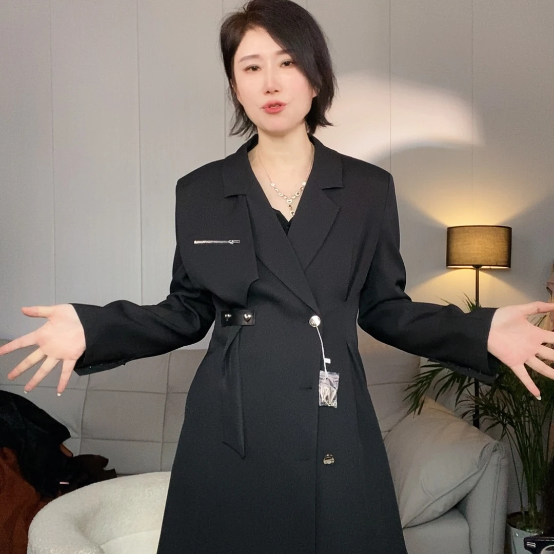 L芮范西装裙裙去拍去拍