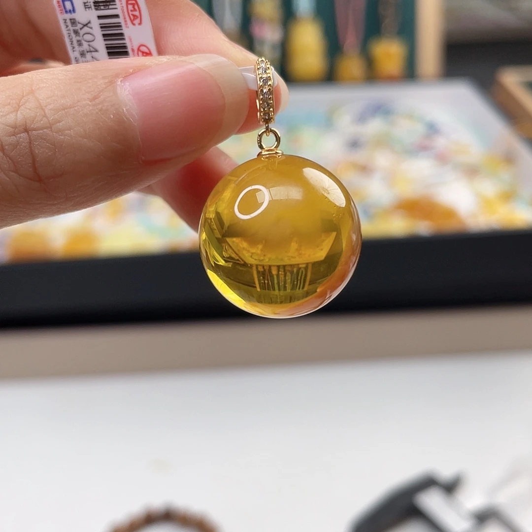 琥珀银S925镶嵌裸石