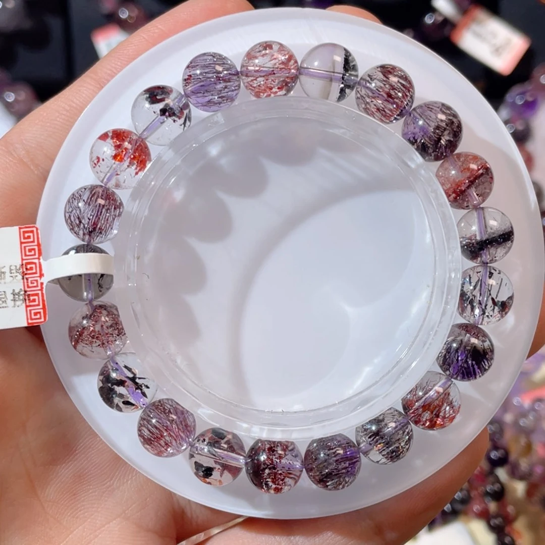 未镶嵌手链水晶彩毒液9