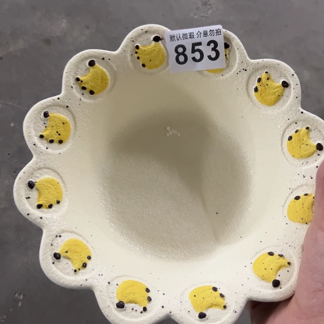 搪瓷正品香蕉面碗一个853