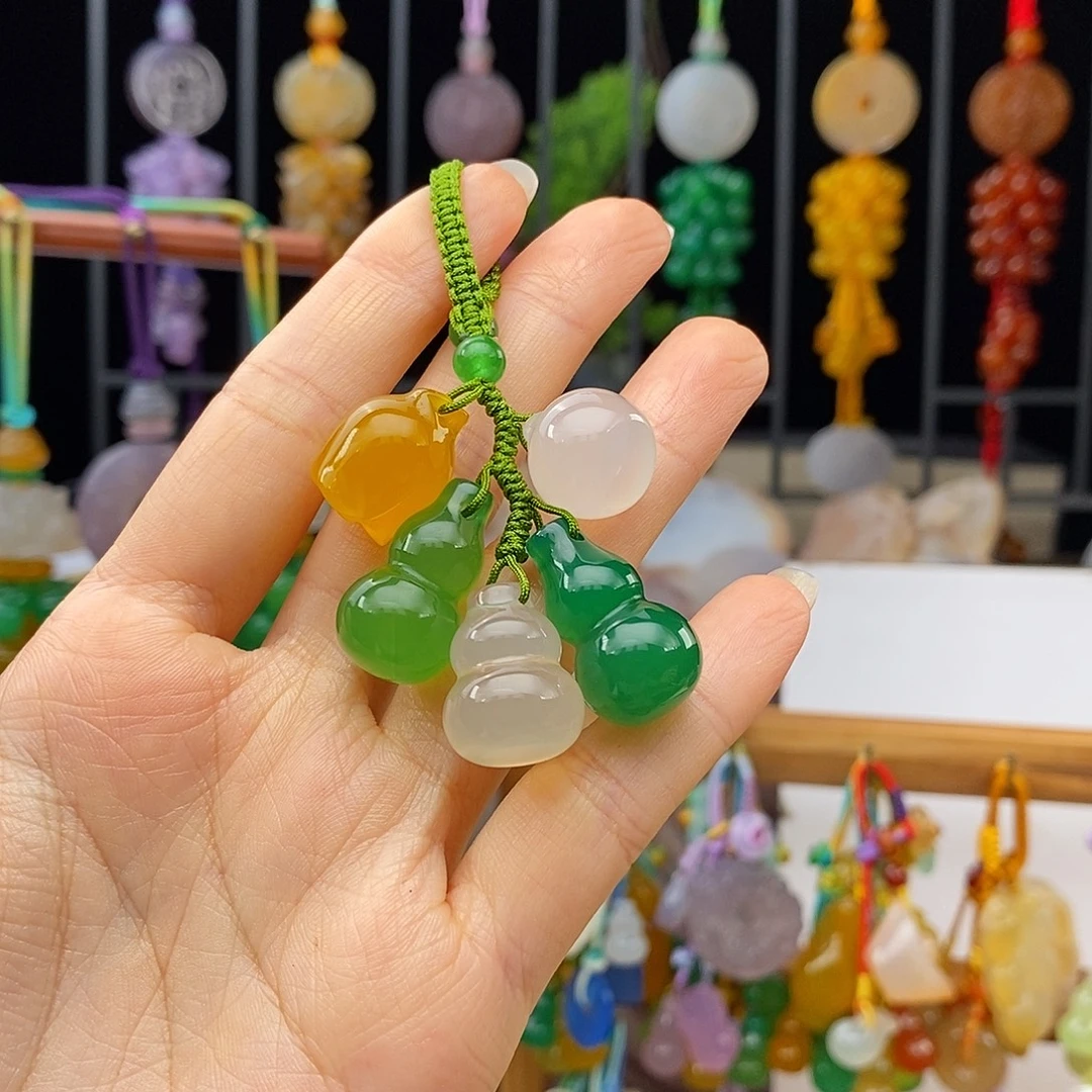 玛瑙/玉髓未镶嵌车挂