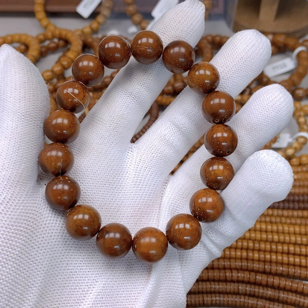 紫金鼠手串光珠单圈13