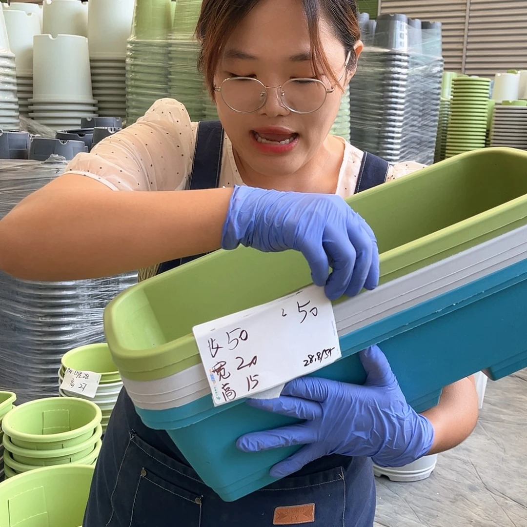菜盆50灰白色5个含托