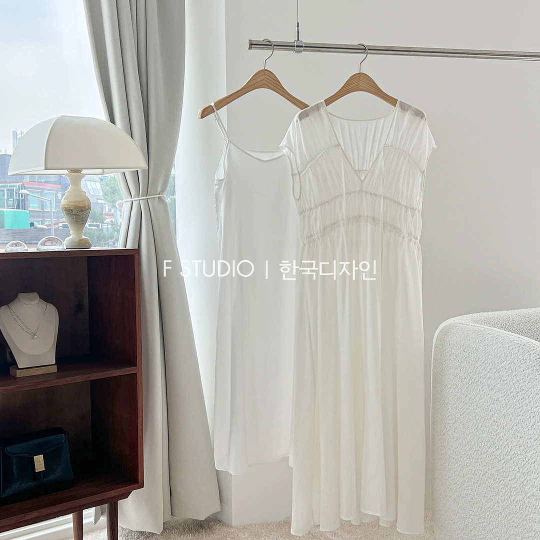 「现货」【清风铃兰】无袖系带连衣裙FS306L056