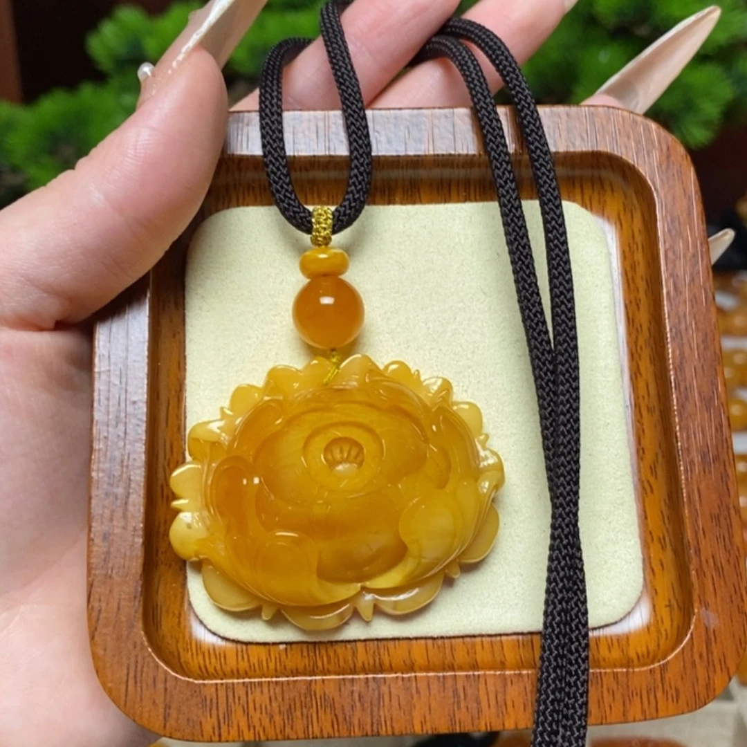 【闪购商品】蜜蜡颈饰未镶嵌项链