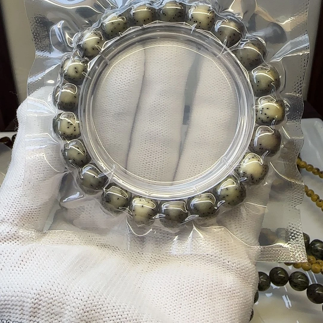 星月菩提手串卡11糯冰大留白牛毛星