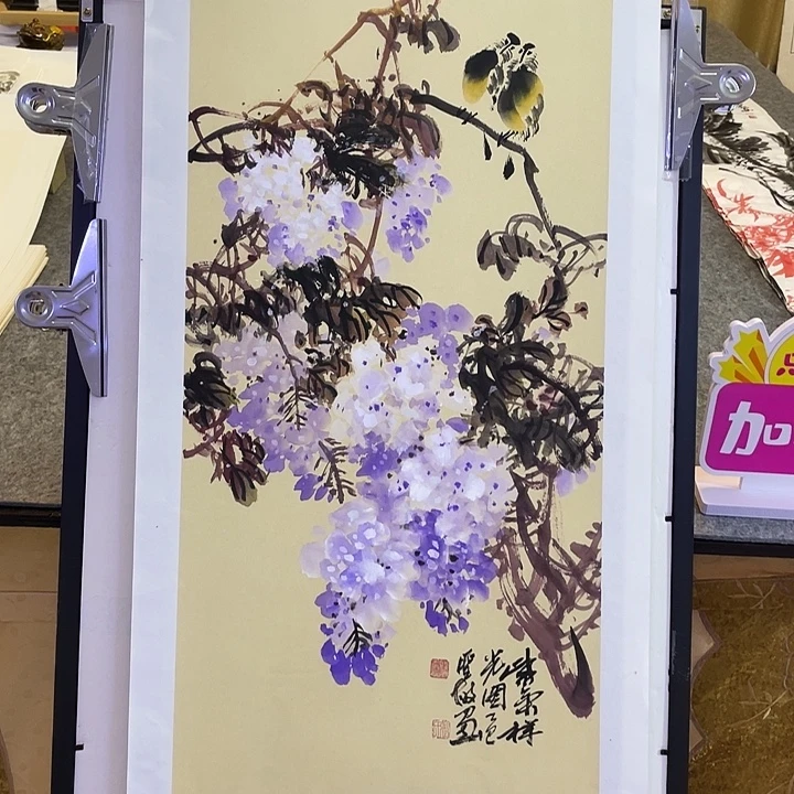 国画张圣敏先生纯手绘作品