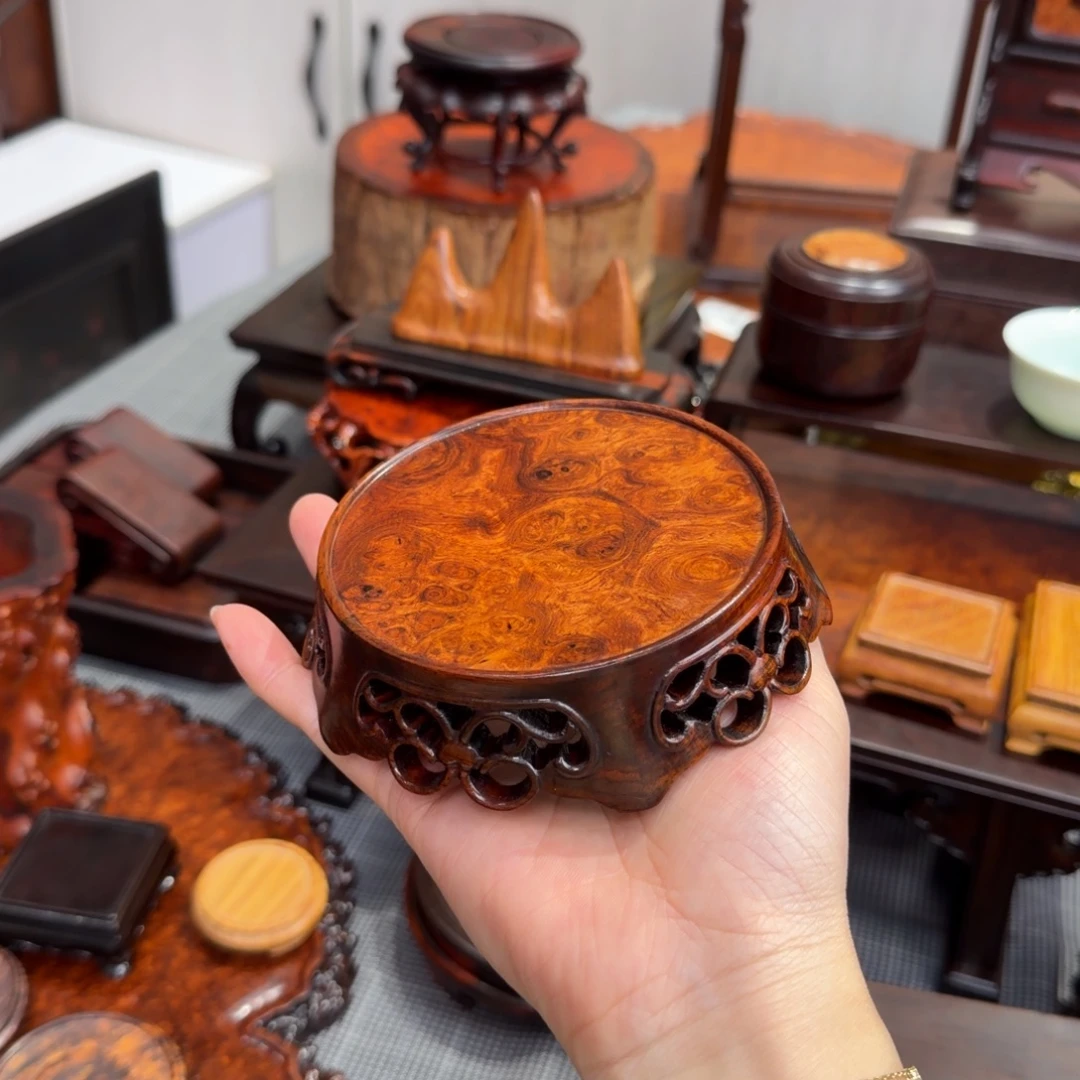 木大红酸枝交趾黄檀底座