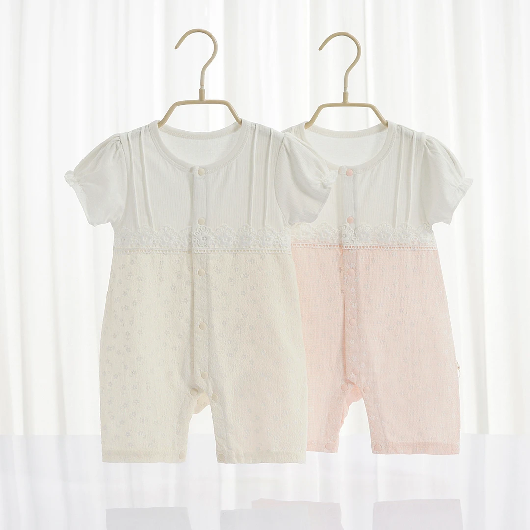 婴儿薄款夏装甜美可爱连体夏款衣服小公主超萌婴儿夏季夏款衣服