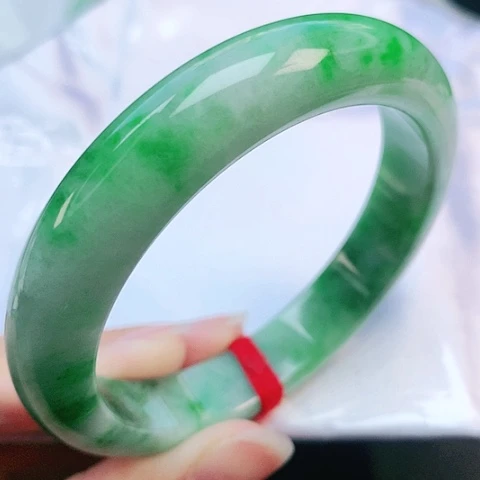 未镶嵌手镯翡翠57圈口882348