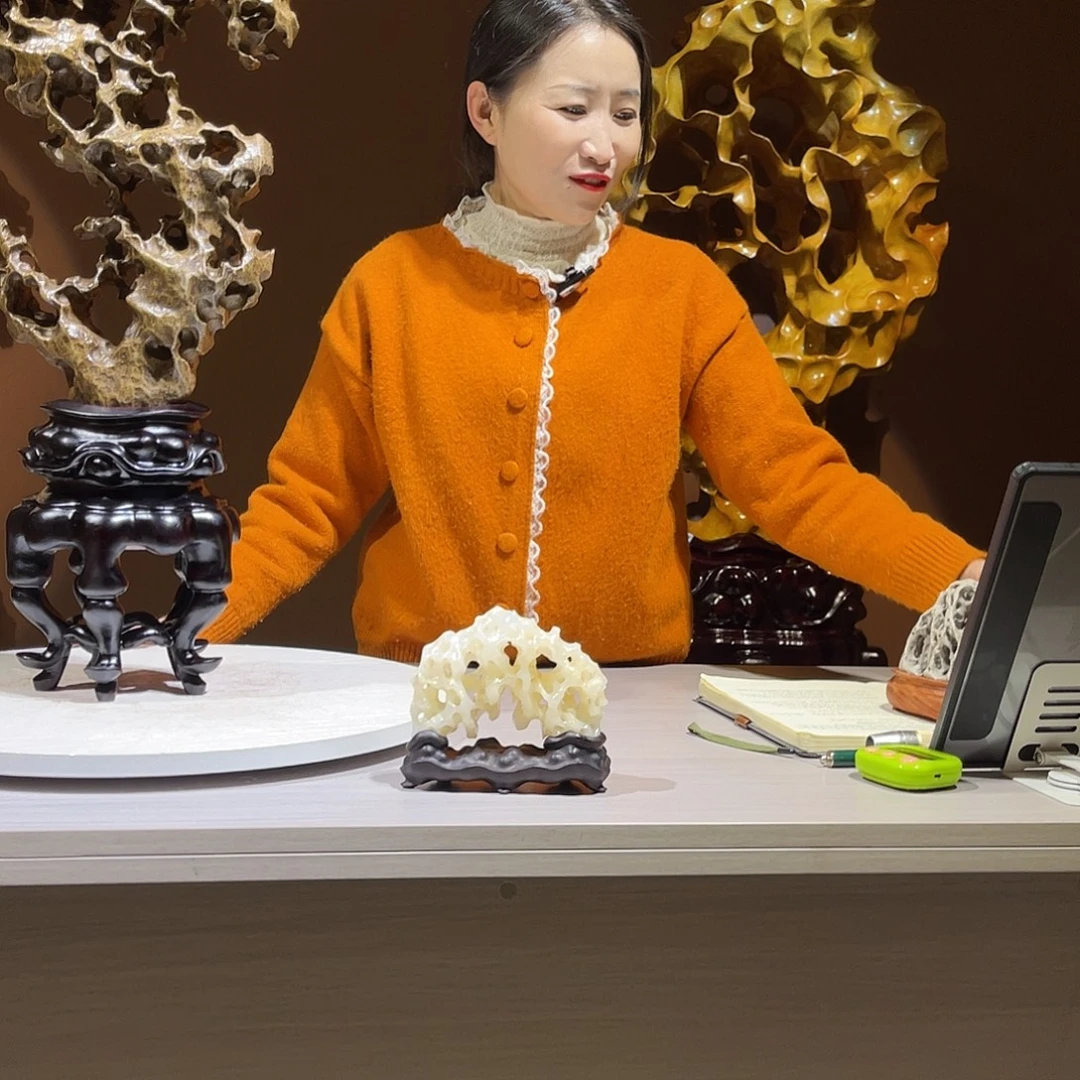 旷***风太湖石摆件，高，13。 宽，13