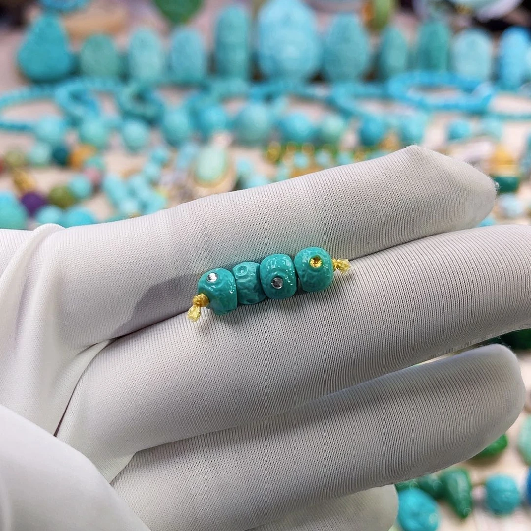 绿松石珠宝奇石未镶嵌