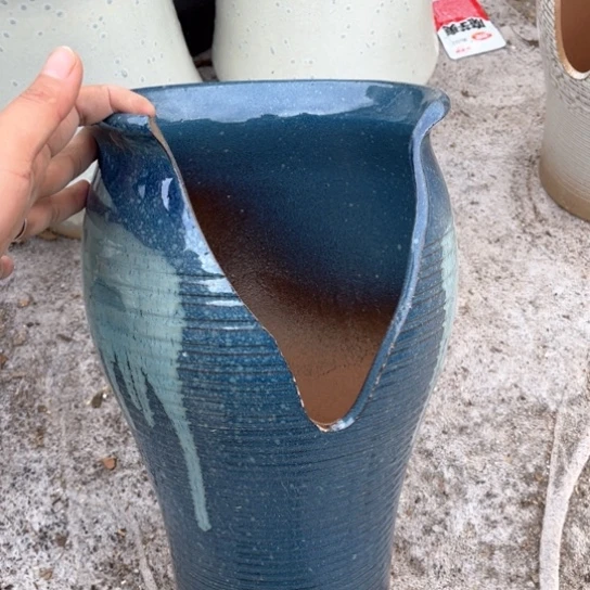 红陶口18高32瑕疵