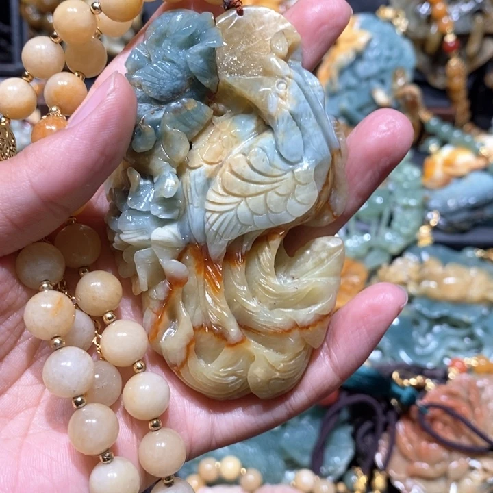 岫玉毛衣链未镶嵌