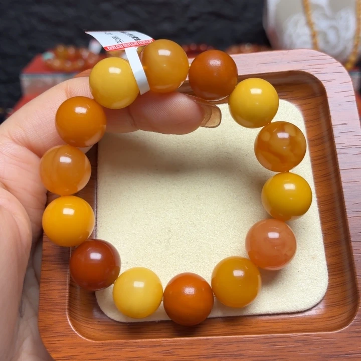 蜜蜡未镶嵌手链手串