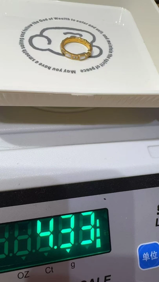 足金精品工艺戒指