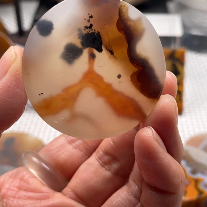 玛瑙/玉髓未镶嵌吊坠(不含链)