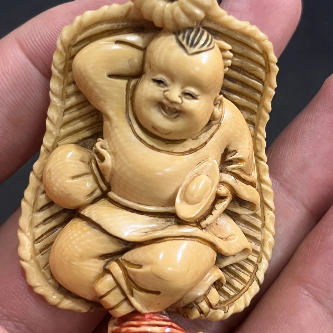 猛犸牙雕刻件 随机多样性 直播间为准