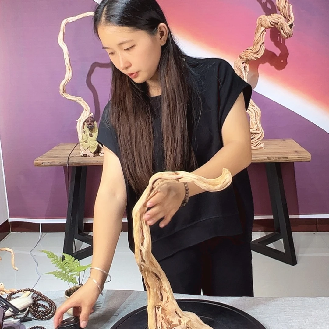 三****木天然杜鹃根根艺摆件