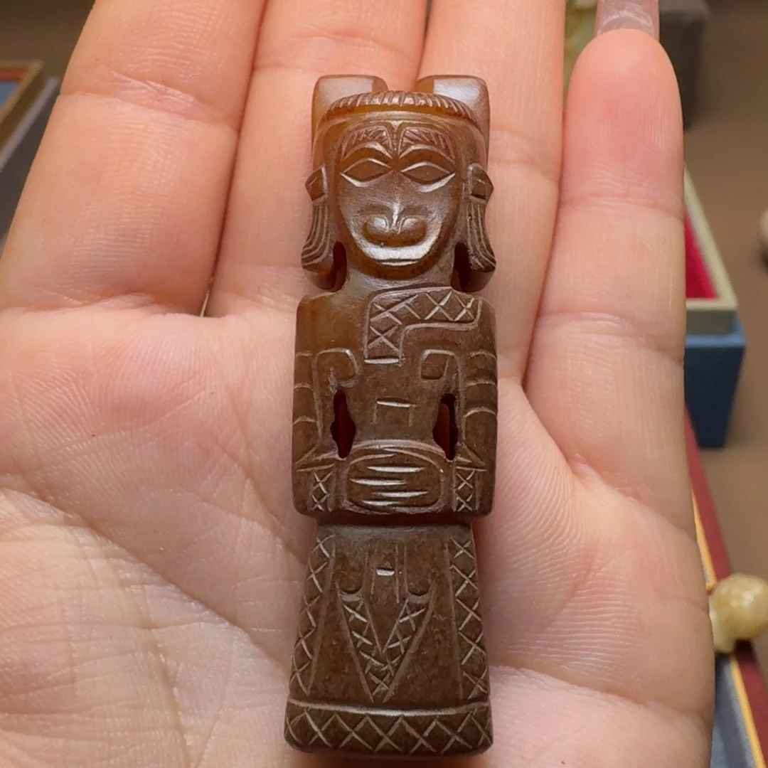 和田玉未镶嵌挂件用****9