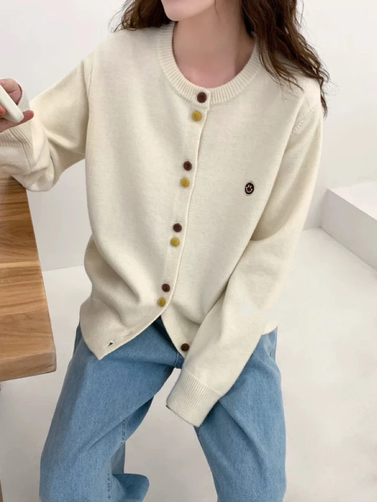 针织开衫新款加厚时尚休闲百搭毛衣开衫