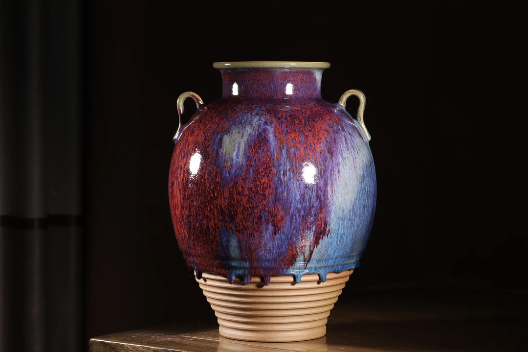 杨国政纯手工大号孤品摆件工艺品陶瓷