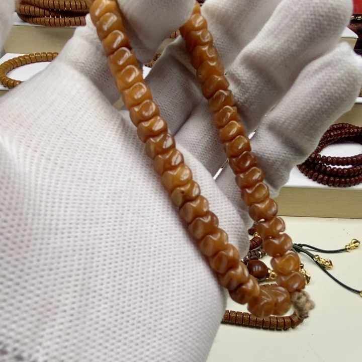 紫金鼠手串亮**虫龙脊菩提手串