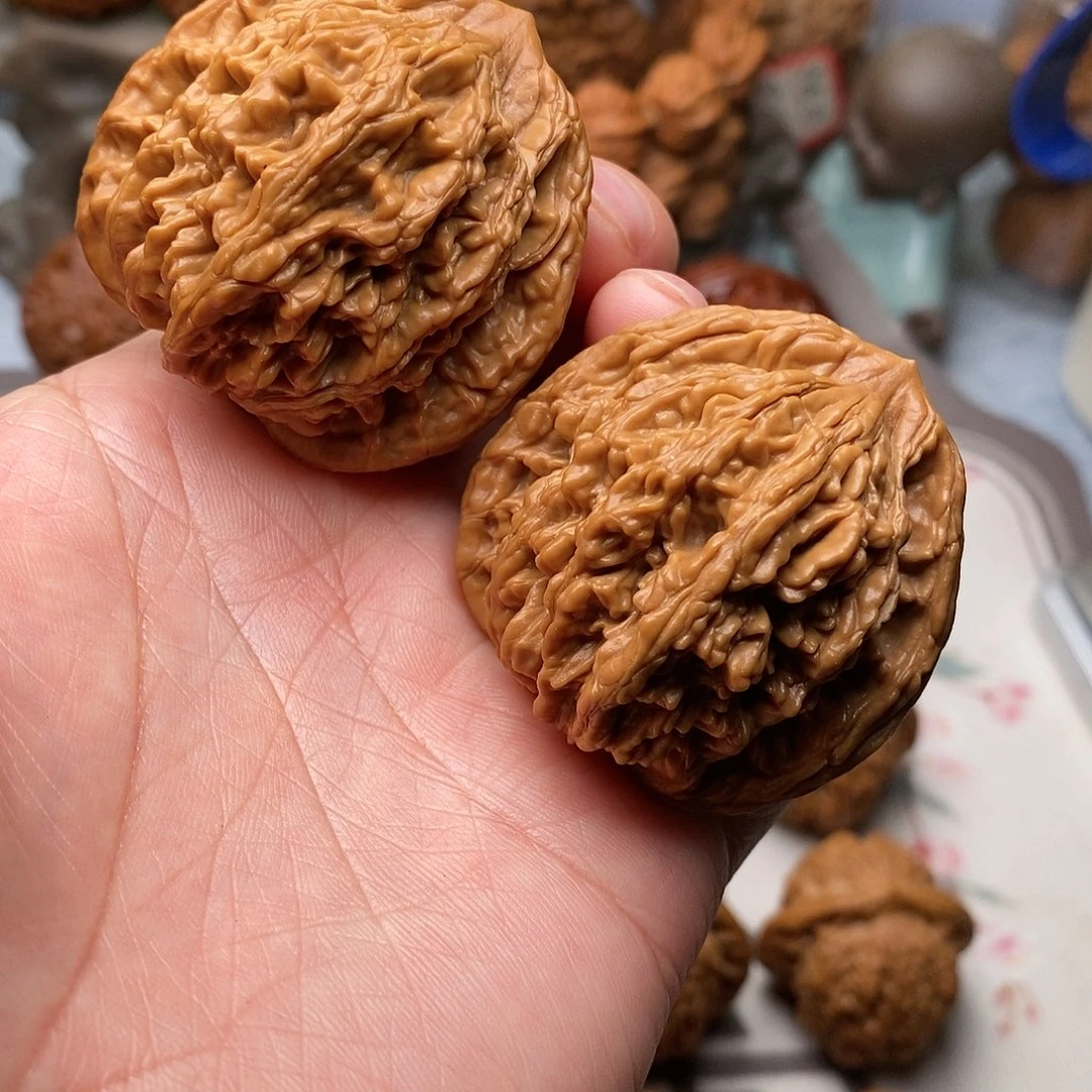 把件文玩核桃虎头