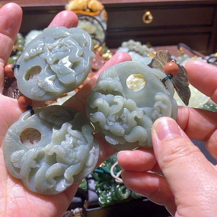 岫玉毛衣链未镶嵌