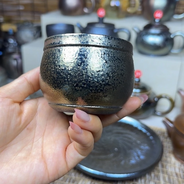 云南建水紫陶柴烧壶
