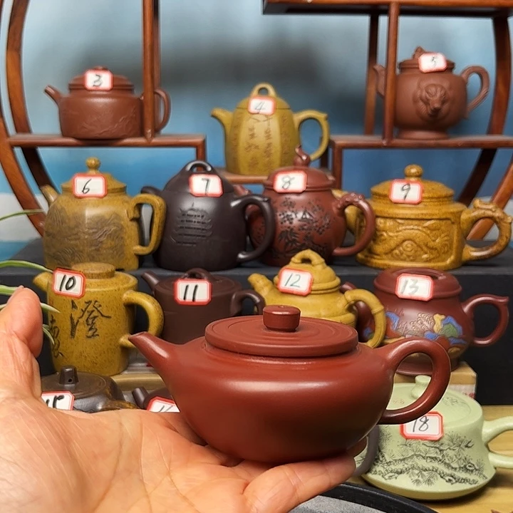 茶壶紫砂微瑕不带证书礼盒130cc