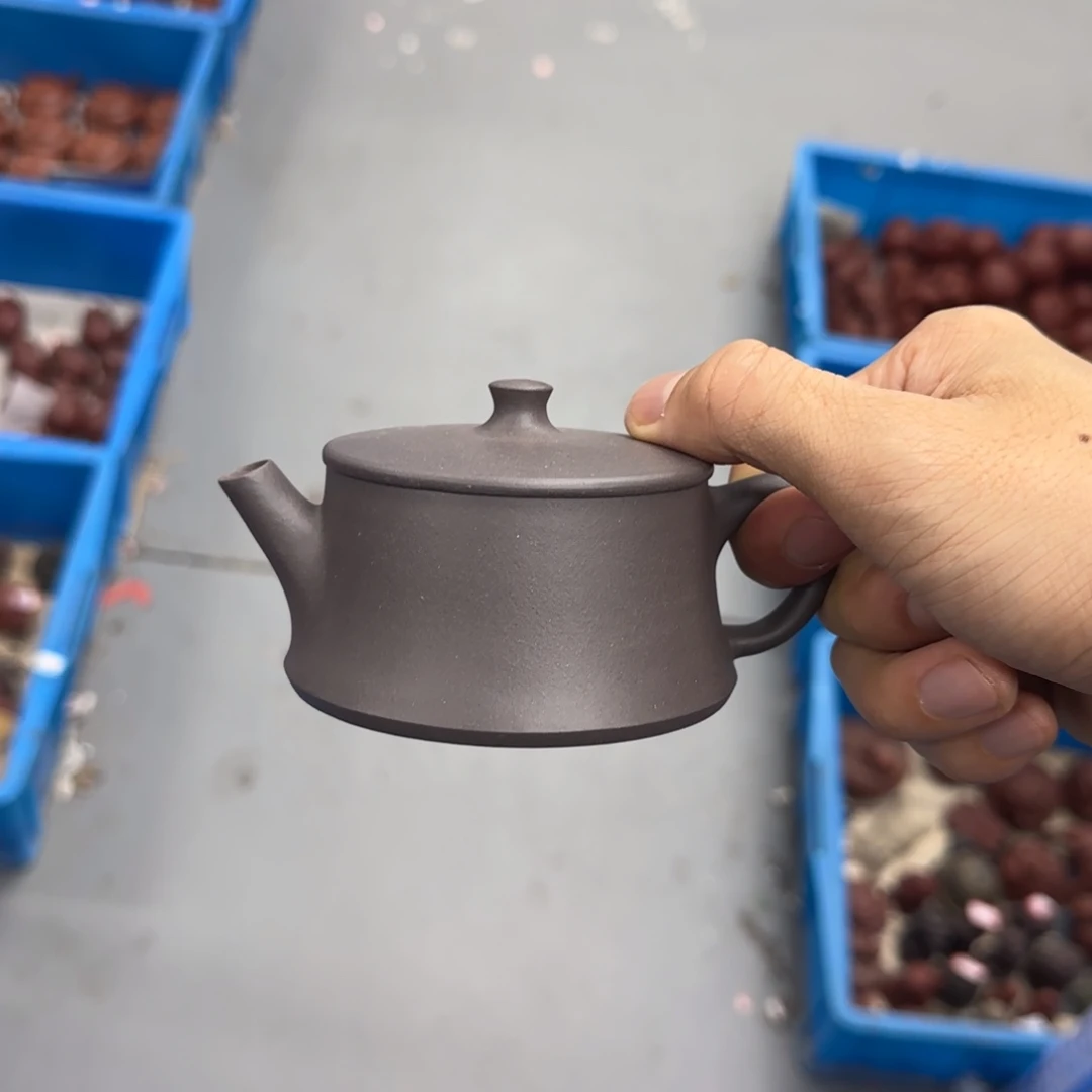 巴***5紫砂公道杯蟹壳青云柱