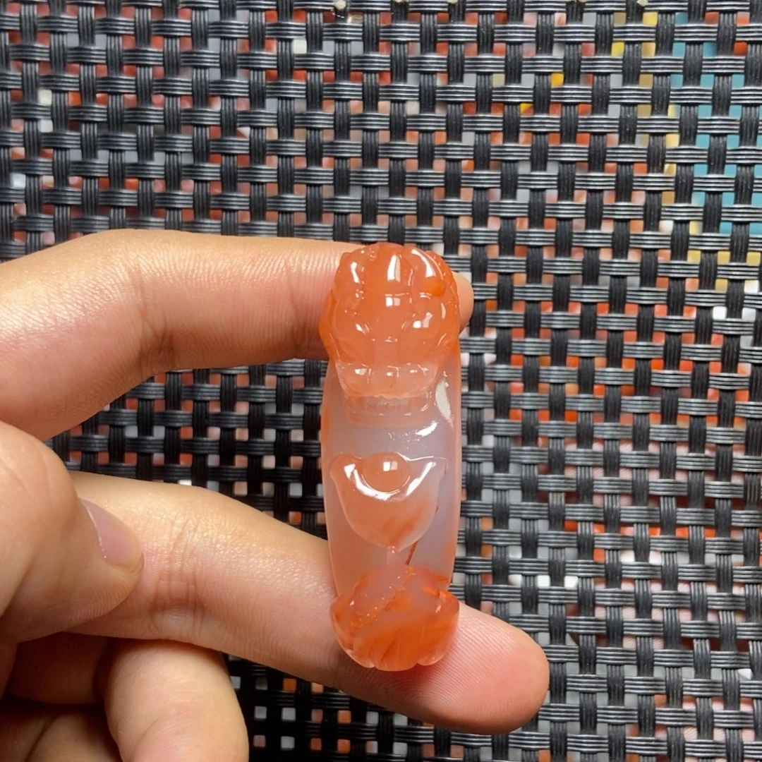 南红玛瑙未镶嵌吊坠(不含链)
