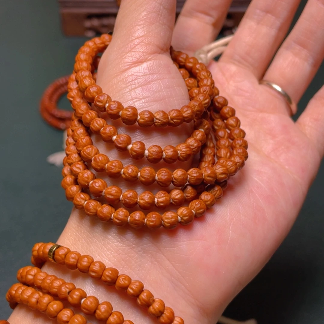 柏香籽/百香籽吊坠莲花金豆