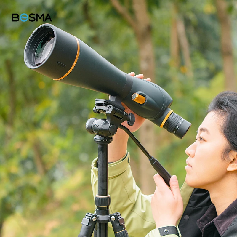 博冠金虎II观鸟望远镜观耙镜20-60x80 25-75x100ED单筒变倍望远镜