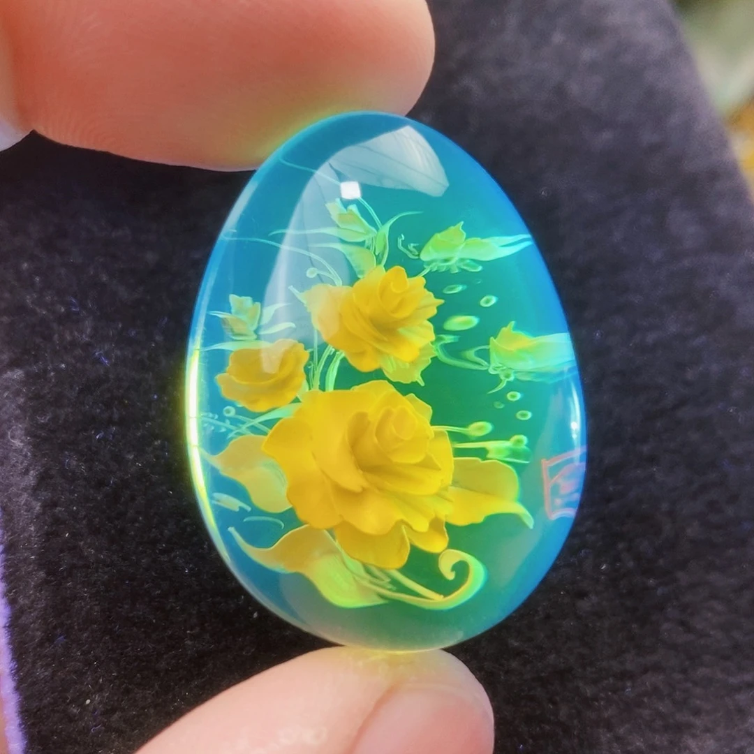 【闪购商品】蓝珀吊坠(不含链)未镶嵌