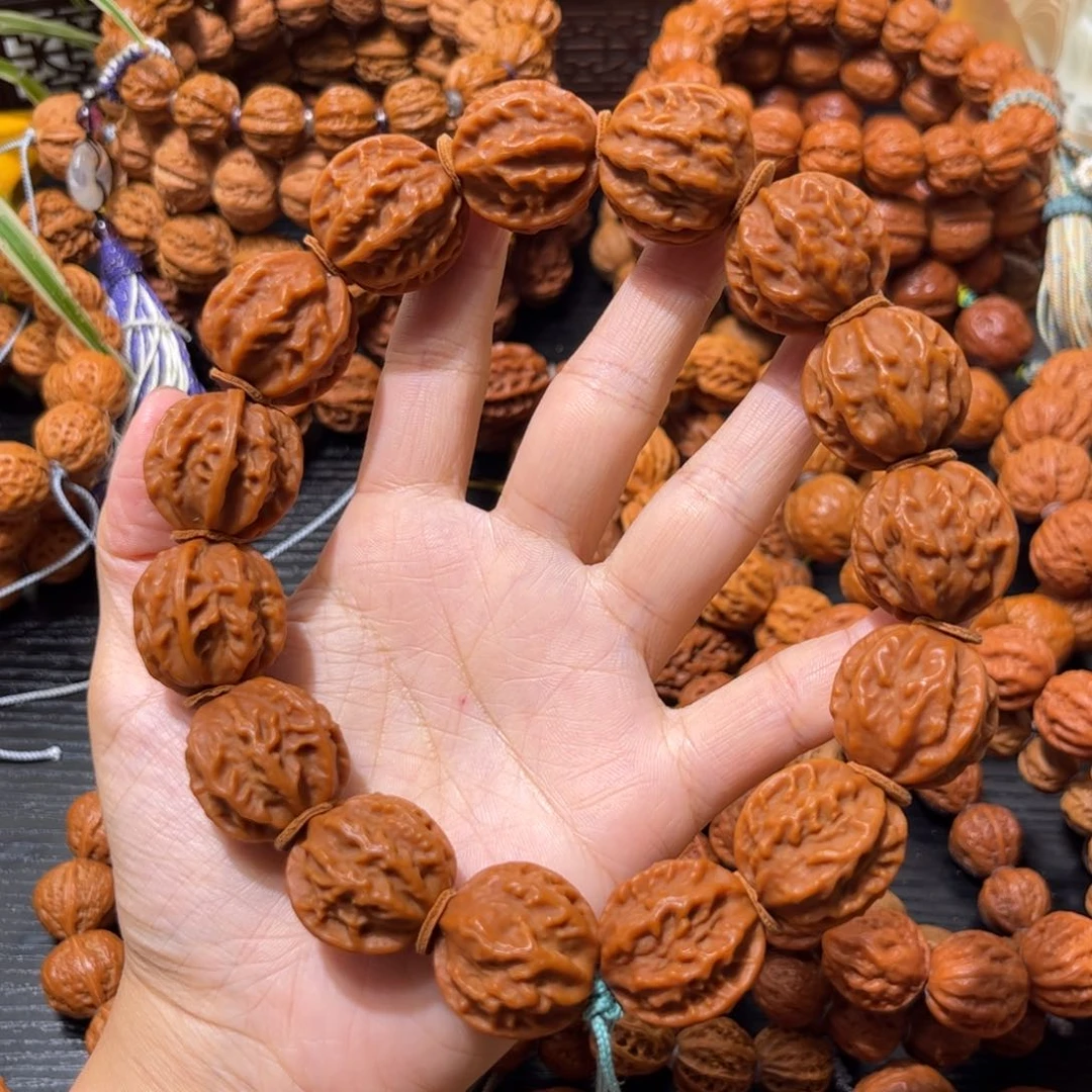 吊坠桃核请***称龙脊纹八楞手持