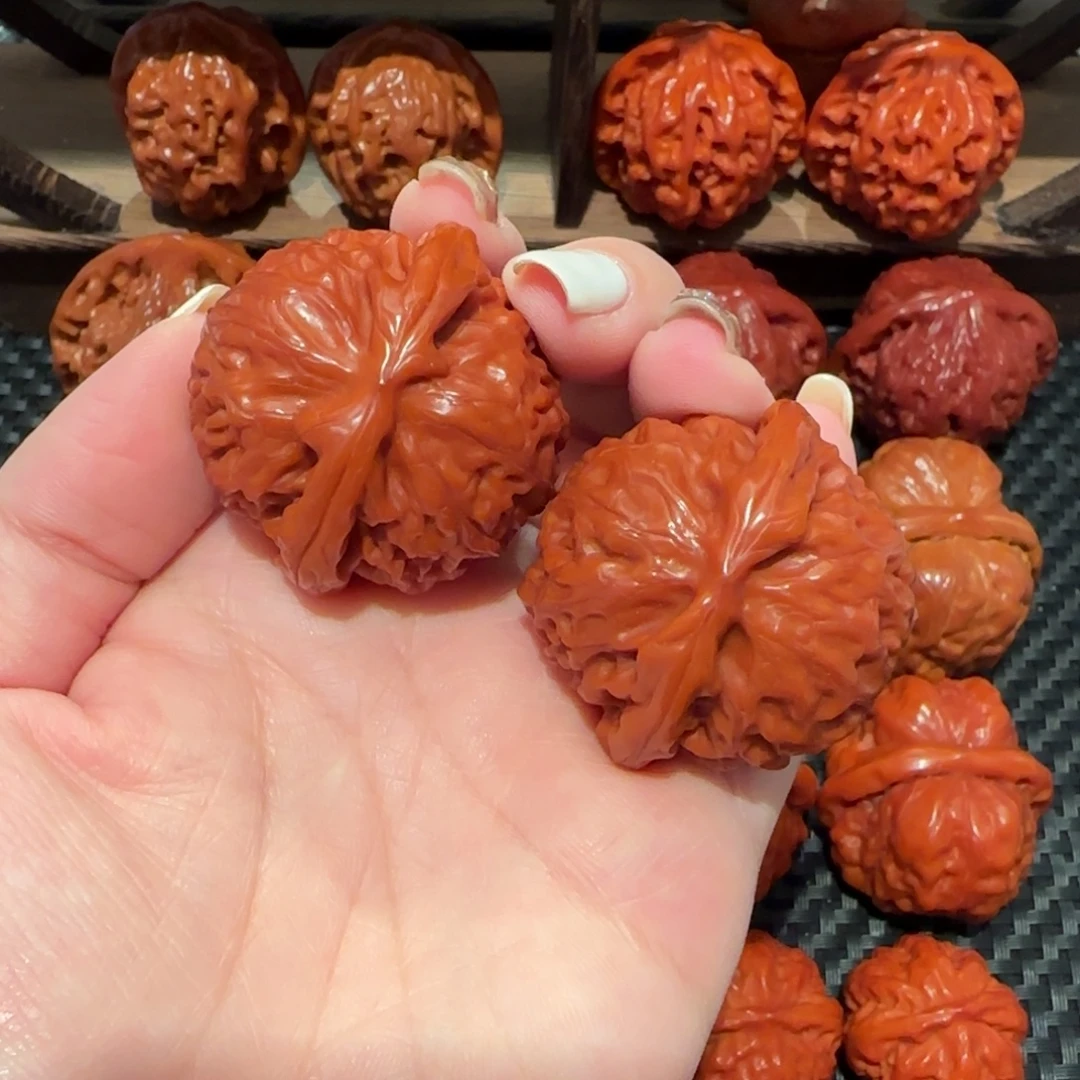文玩核桃吊坠玉化宫灯40精品1835