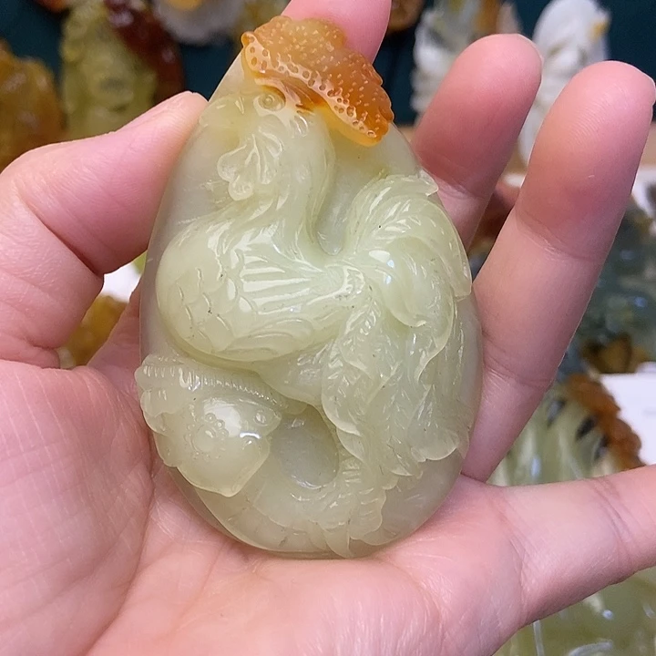 岫玉未镶嵌岫玉未镶嵌吊坠1
