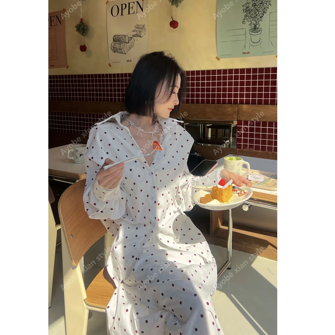 【Ayobe】PolkaDo.t~浪漫波尔卡主题慵懒上衣裙子优雅高贵典雅象征