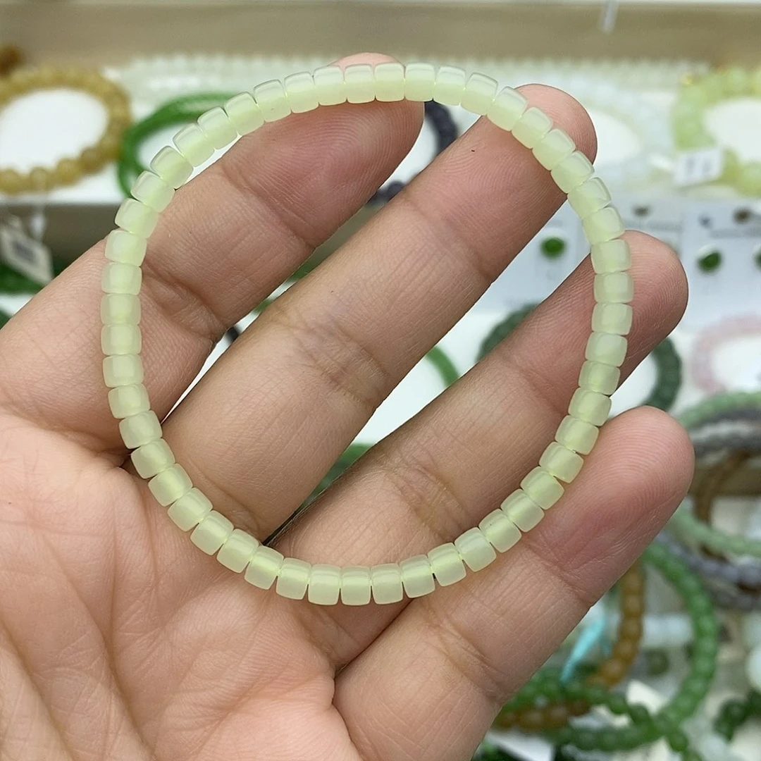 和田玉手链未镶嵌笑***、