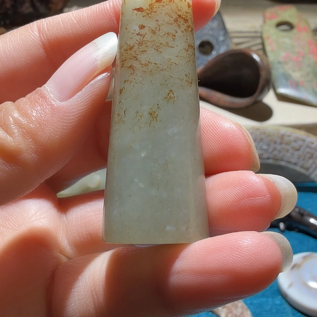 西***山和田玉未镶嵌挂件