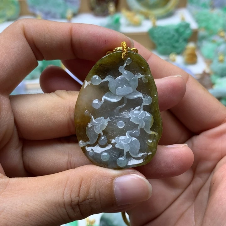 颈饰未镶嵌翡翠翡翠