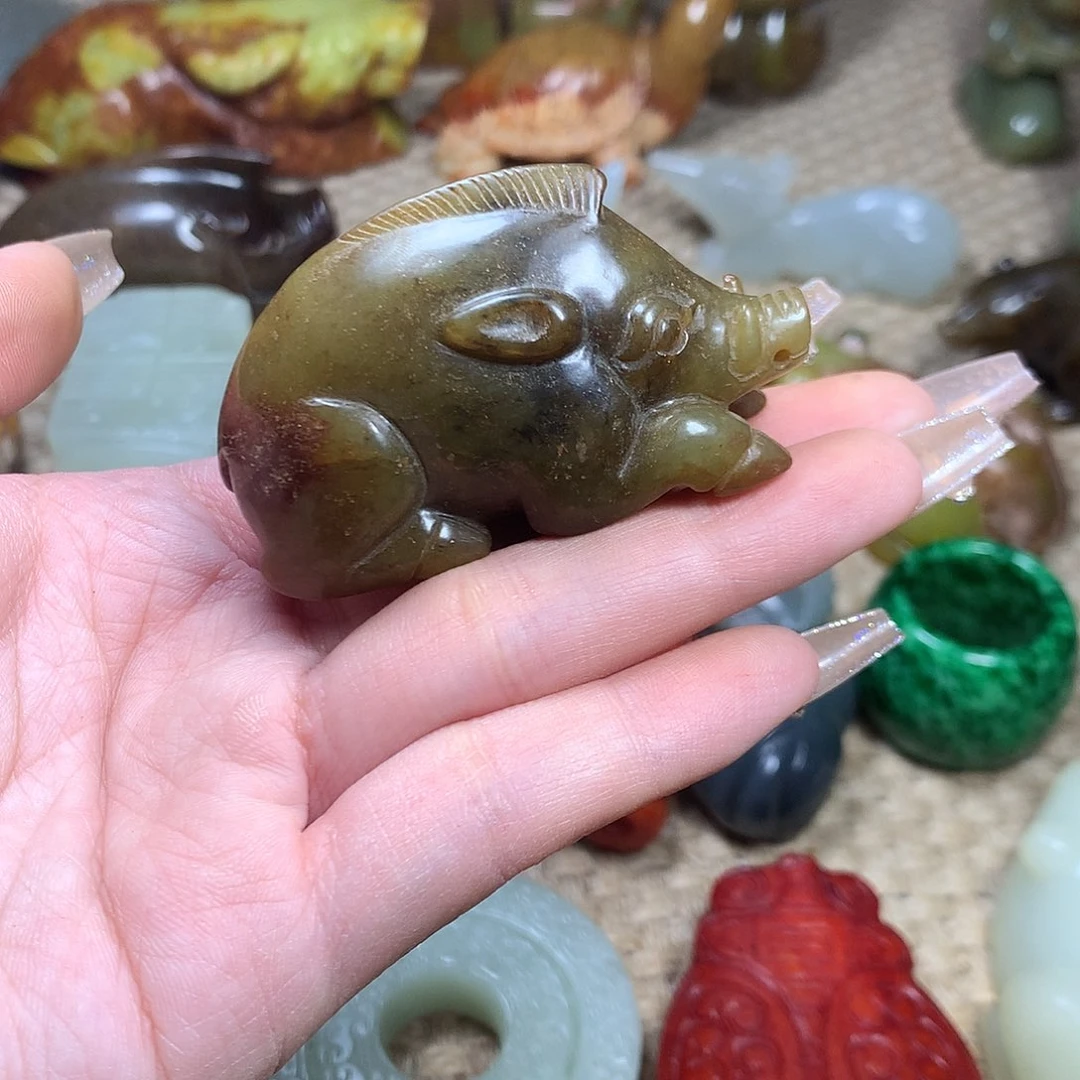 白玉菩提吊坠挂件