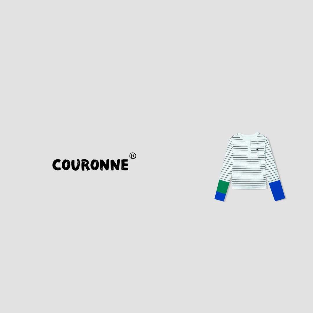 【艺涵】-潮牌设计感潮酷修身百搭简约圆领长袖上衣30664