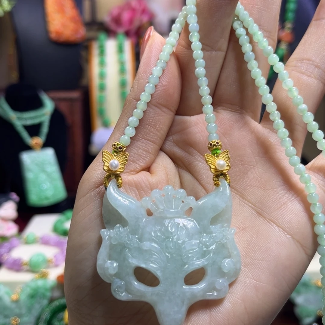 翡翠未镶嵌颈饰天然翡翠