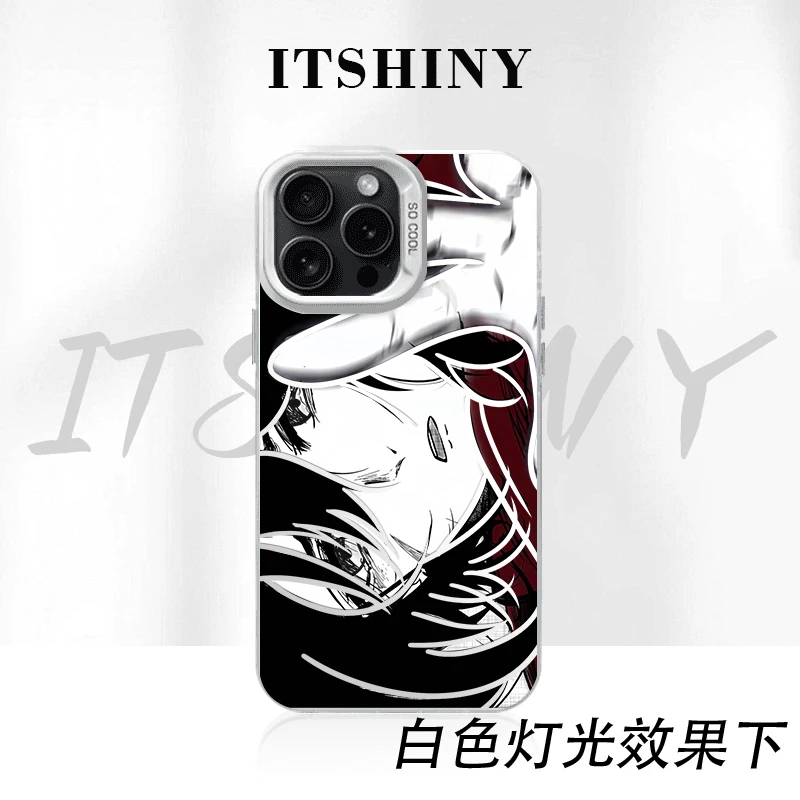 三笠手机壳彩银二次元适用于苹果华为荣耀小米VIVOPPO