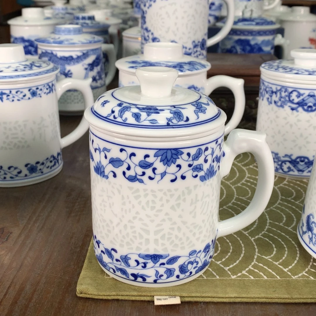 景德镇高温陶瓷办公杯