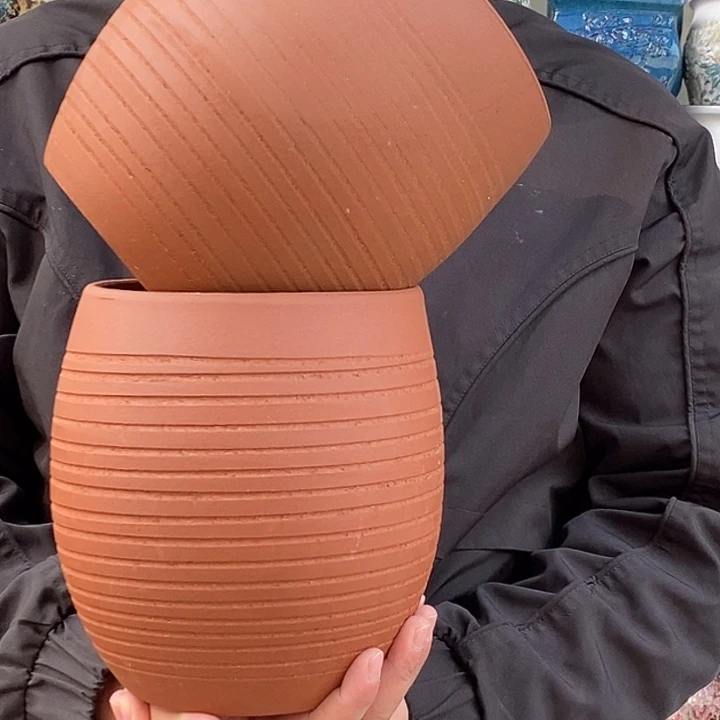 紫砂花盆口16高20福利